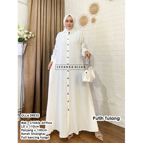 Olla-003 Olla Dress Crinkle Airflow